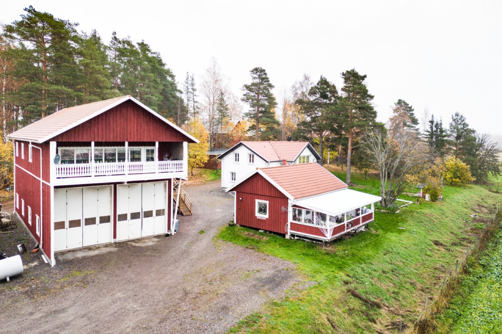 Utendal, landskap över området